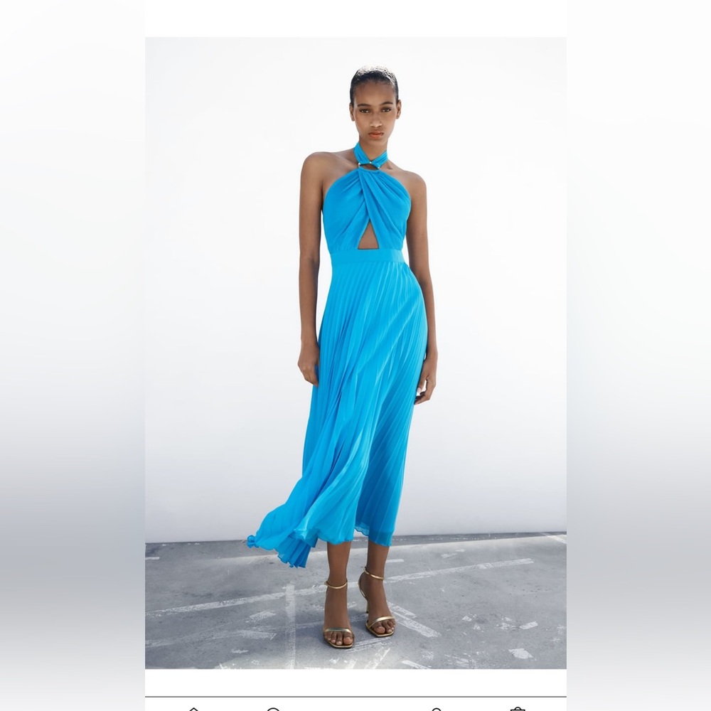 Long dress blue